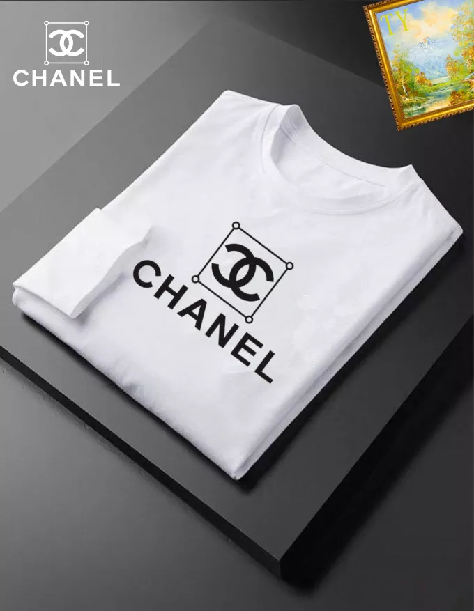 chanel t-shirt manches longues pour unisexe s_12764312